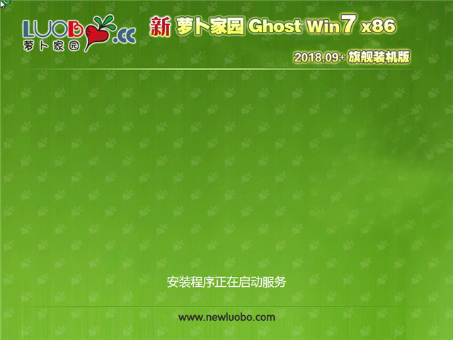 新萝卜家园 Ghost Win7 32位 旗舰装机版 v2018.09